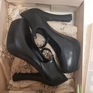 Mary Jane platform heels